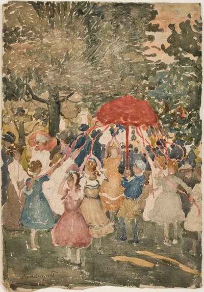 Maypole by Maurice Brazil Prendergast